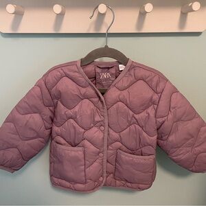 Zara Lightweight Quilted Puffer Jacket